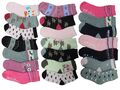 10 Paar Thermo Kinder Mädchen Winter Socken 19 20 25 27 28 29 30 31 32 33 38 39