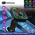 Auto Wireless Bluetooth FM Transmitter USB MP3 Player Schnell Ladegerät Adapter