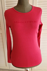 Marc O´Polo - Damen Langarm Shirt Longsleeve Oberteil - Pink - Gr. S