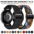 Magnet Geflochten Nylon Armband für Samsung Galaxy Watch 7 6 5 4 Classic 40-47mm