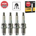 4x NGK BKUR6ET-10 V-LINE 24 Zündkerzen für MERCEDES CLK A208/C208 AUDI A3 A4 A6