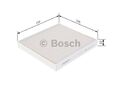 BOSCH 1 987 432 540 Innenraumfilter Filter Pollenfilter für VW AUDI SEAT