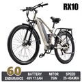 Elektrofahrrad 48V 17.5AH E Mountainbike Herren/Damen Mope EBike 25km/h EFahrrad