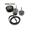 SKF Keilrippenriemensatz passend für AUDI OPEL SEAT SKODA VAUXHALL VW VKMA 31121