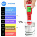 PH/EC/TDS/TEMP Meter 4 in 1 Test Digital Water Quality Monitor Tester