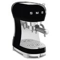 Smeg ECF02RDEU Siebtrger Espresso-/Kaffemaschine schwarz,