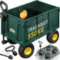 Transportwagen Bollerwagen Gartenwagen 550kg Luftbereift Gerätewagen Handwagen