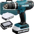 Makita HP488D011 Akku-Schlagbohrschrauber 18 V 1.5 Ah Li-Ion inkl. 2. Akku, inkl