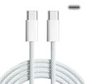 1m Nylon Ladekabel für iPhone 15 + 16 Pro Max Plus USB-C Datenkabel TYP-C 60W