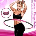 Hula Hoop Premium Reifen Fitness Edelstahlkern 8 Teile Gewicht Hoola Hup Hupp