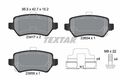 TEXTAR 2341703 TEXTAR Bremsbelagsatz, Scheibenbremse für CHEVROLET KIA OPEL