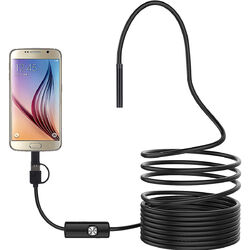 5M USB Endoskop Kamera für Android Handy PC 5,5mm LED HD Inspektion Wasserdicht