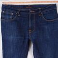 Herren Jeans Nudie THIN FINN Stretch Slim Straight Blau W35 L32