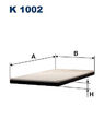 FILTRON (K 1002) Innenraumfilter, Pollenfilter, Mikrofilter für OPEL