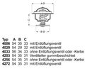 BorgWarner (Wahler) Thermostat, Kühlmittel 4256.92D50