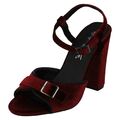 DAMEN ANNE MICHELLE SAMT BLOCKABSATZ ABEND SLINGBACK SANDALEN F10727 GRÖSSE