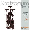 Kratzbaum Katzenbaum Katzenkratzbaum 170 cm Kletterbaum Spielbaum Braun