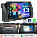 Android 13 Autoradio GPS NAVI WIFI BT FM RDS USB 2+64G für BMW 5er E39 X5 E53 M5