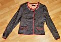 Blazer Jacke  Ann Christine Landhaus Stil Wolle lange Arme Gr.40 Damen