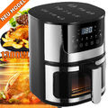 6L Heißluftfritteuse Heissluft Friteuse Air Fryer Digital Fritteuse 1300w