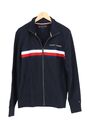 Tommy Hilfiger Herren Sweatjacke L Dunkelblau Reißverschluss