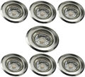 7x LED Einbaustrahler 55mm Lochmaß 230V GU10 5W Einbauleuchte Rund Deckenspot