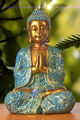 Riesen Thai Buddha Budda 44 cm Mint grün wunderschöne Figur Statue Feng Shui