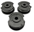 3x Ø55mm Trimmerkopf mit 1 Nylon Faden Ø1,7mm für Bosch EasyGrassCut 23,26,18-26