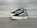 Vans Old Skool Plateau Sneaker Gr. 3 Schuhe schwarz weiß Schachbrettmuster eckig