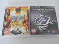 ps3 Saints Row 2 & Saints Row the Third (Sony PlayStation 3, 2008) mit Anleitungen