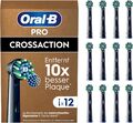 Oral-B Pro CrossAction Aufsteckbürsten Elektrische Zahnbürste 12 Stück Bürsten