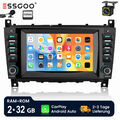 2+32G Android 13 Auto Carplay Autoradio GPS KAM Für Benz C/CLC Klasse W203 W209