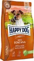 Happy Dog Sensible Mini Toscana 800g für Erwachsene bis 10kg, Weizenfrei, Ente &