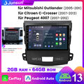 DAB+ Android 13 Autoradio Carplay Für Mitsubishi Outlander 2005-2011 GPS 2+64GB