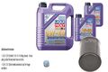 BOSCH Ölfilter 7L Liqui Moly Leichtlauf High Tech 5W-40 für Rover 800 Coupe 825