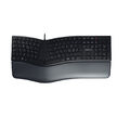 Ergonomische Tastatur CHERRY KC 4500 Ergo - Handballenauflage gepolstert bequem