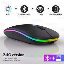 PC Maus Kabellos Wireless Mouse Bluetooth USB Computer Notebook Laptop Funkmaus