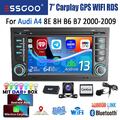 Für Audi A4 S4 RS4 B6 B7 B8 SEAT EXEO DAB+ 64G Android 13 Autoradio Navi Carplay