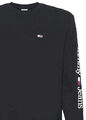 Tommy Hilfiger Longsleeve Neu schwarz Serif Linear Tee Langarmshirt Gr.XXL 2XL