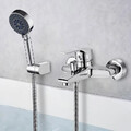 Badewannenarmatur Dusch Set Wasserhahn Wannenarmatur mit Handbrause Badewanne