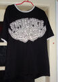 T-Shirt Shirt Gr XXL / schwarz mit Aufdruck weiss