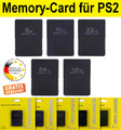 Memory Card Speicherkarte für PlayStation 2 PS 8MB 16MB 32MB 64 MB 128MB Karte🎮