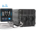 EDECOA Wechselrichter 12V 230V Reiner Sinus 2500W Spannungswandler Inverter ETRC