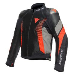 Dainese Super Rider 2 Absolut Jacke Schwarz/Grau/Neon-Rot 58 /Sommer /Motorrad