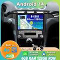 DAB+ Für Ford S-Max 2007-2015 Android 14 Autoradio CarPlay GPS QLED 4G 6GB+128GB