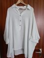 oversize bluse  weiss Made In Italy 