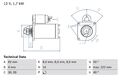 BOSCH Anlasser Starter 0 986 022 061 +42.11€ Pfand für OPEL INSIGNIA Sports G09