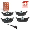 FEBI 16446 BREMSBELÄGE VORNE FÜR AUDI A3 8P VW GOLF 5 6 JETTA SEAT LEON 1P SKODA