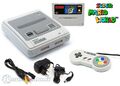 SNES - Konsole + Mario World + Original Controller + Zub. sehr guter Zustand