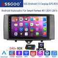 32G Carplay DAB Für Smart Fortwo 451 2011-2015 Android13 Autoradio Bluetooth GPS